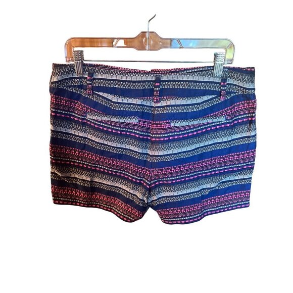 Ann Taylor LOFT Riviera Short Multicolor 100% Cotton Boho‎ Chic Casual Wear 8 - Picture 2 of 6